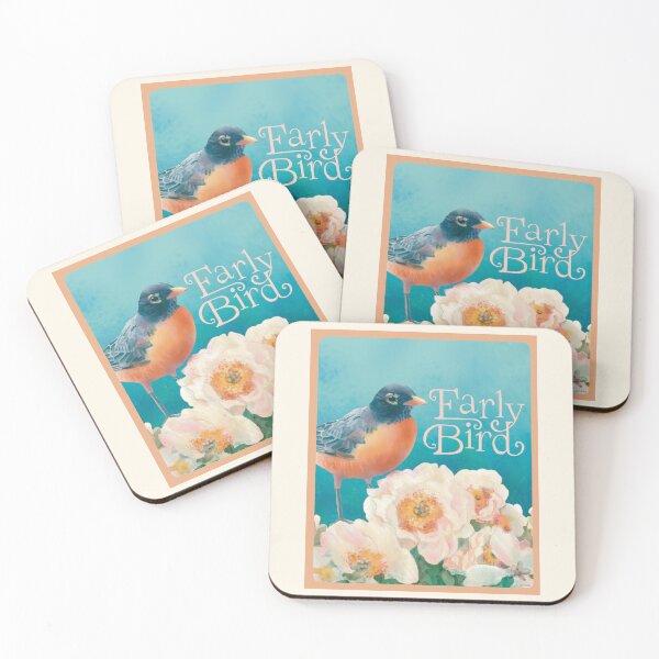 Item preview, Early Bird Robin designed and sold by SusanFayeCarr.