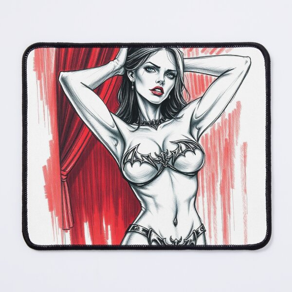 Item preview, Sexy Vampire Girl illustration designed and sold by Vintage Designs +.