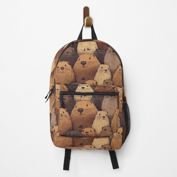 Item preview, Cute Beaver Pattern designed and sold by KiwiGrizzly.