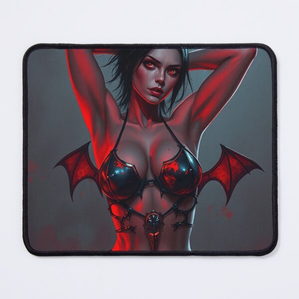 Item preview, Sexy Vampire demon horror Girl illustration designed and sold by Vintage Designs +.