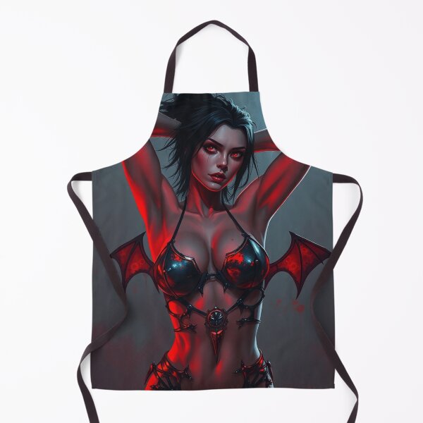 Item preview, Sexy Vampire demon horror Girl illustration designed and sold by Vintage Designs +.