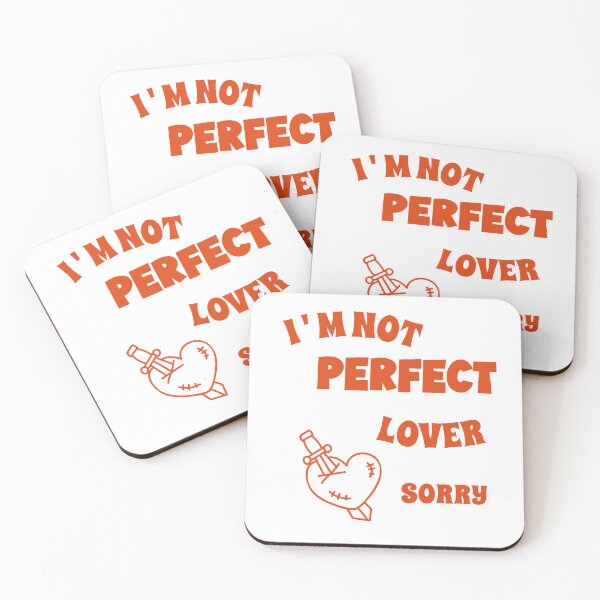 Item preview, I'm not perfect lover, sorry  designed and sold by Busycapy.