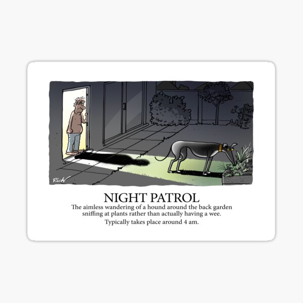 Night Patrol Sticker