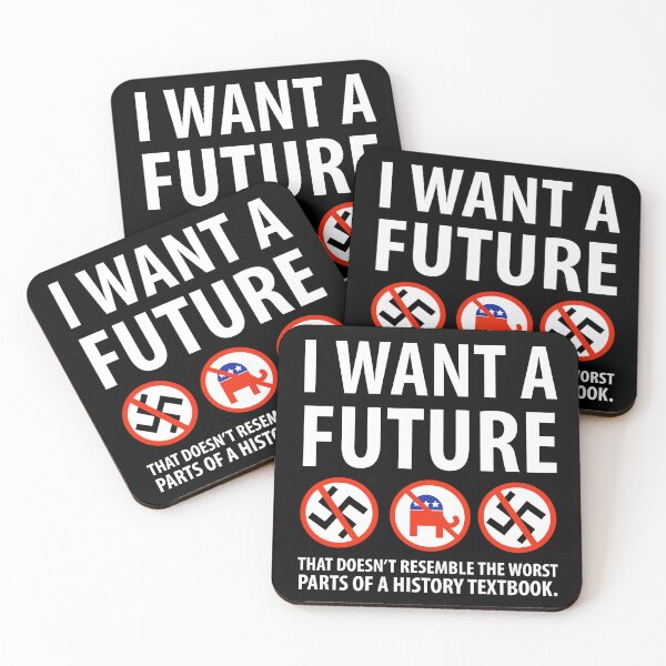 Item preview, I want a future anti fascism design  designed and sold by Rachel the Artist .