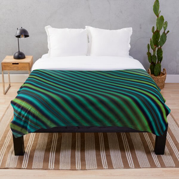 Aperçu de l'œuvre Prisme d'émeraude : art abstrait avec faisceau lumineux vert en diagonale créée et vendue par Patternair.
