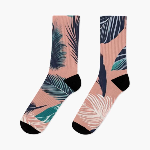 Item preview, Boho Luxe Feather Pattern – Terracotta & Teal designed and sold by OurBarcode.