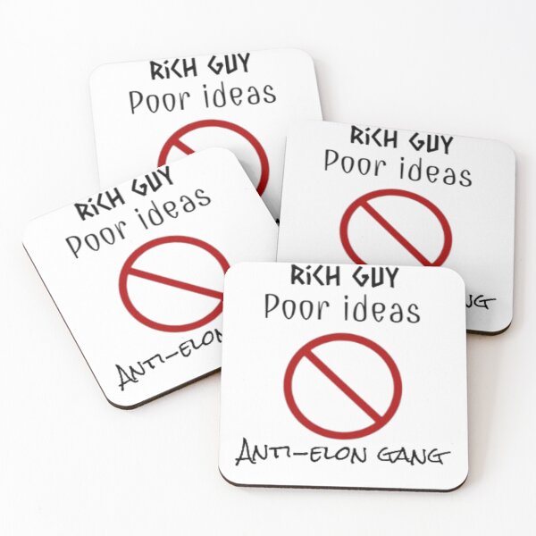 Item preview, anti-elon gang designed and sold by Flashmarkett.