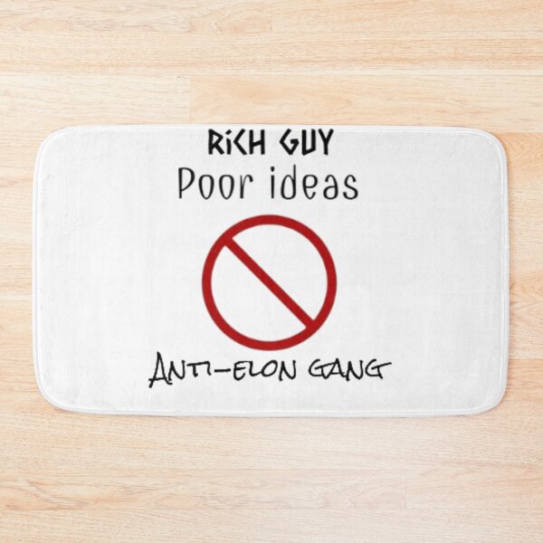Item preview, anti-elon gang designed and sold by Flashmarkett.