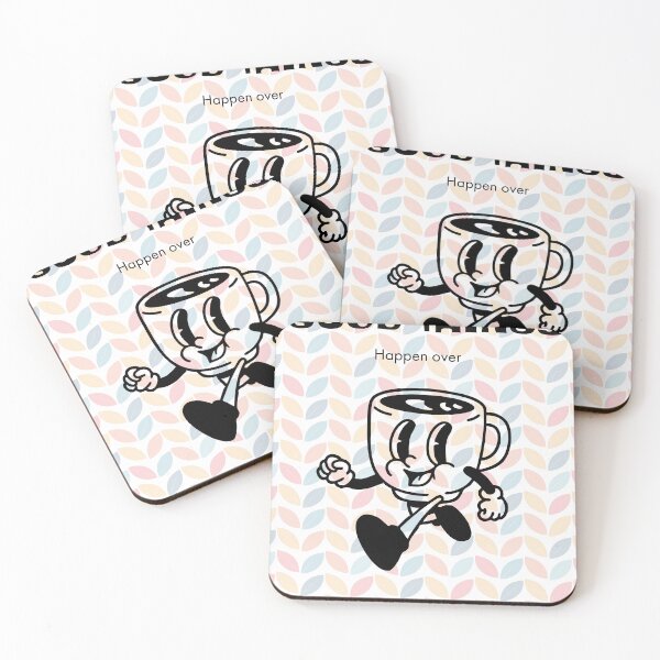 Item preview, Good things happen over coffee  designed and sold by Cris458.