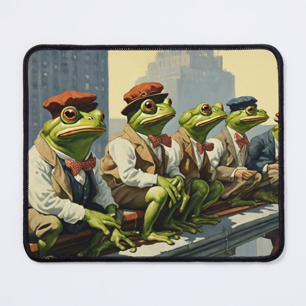 Item preview, Frogs atop a Skyscraper | Version 7 designed and sold by NickWhittleArt.