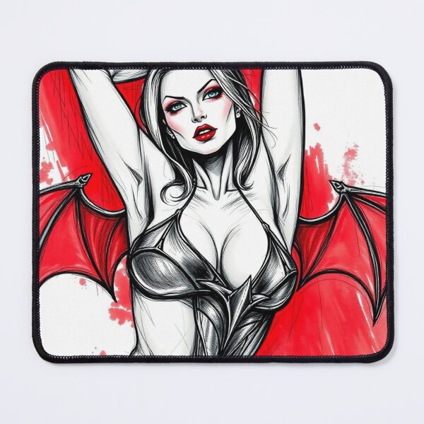 Item preview, Sexy Vampire demon horror Girl illustration designed and sold by Vintage Designs +.