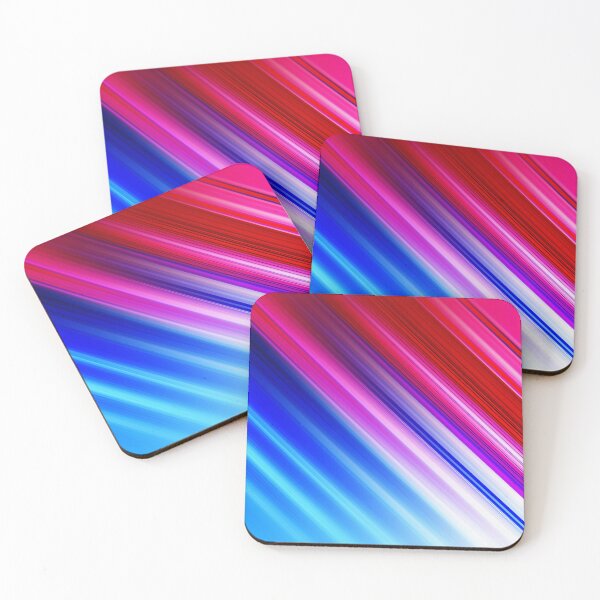 Artikelvorschau, Electric Motion: Blau-Rote dynamische diagonale Streifen entworfen und verkauft von Patternair.