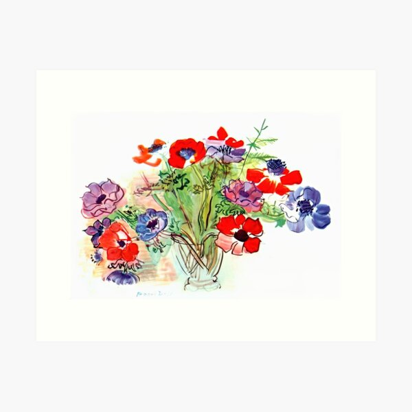 Item preview, Raoul Dufy - Bouquet Of Flowers 1937 designed and sold by htanart.