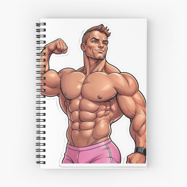 Item preview, New Series: Bodybuilder Sticker #96 designed and sold by ForeverPrintsOK.