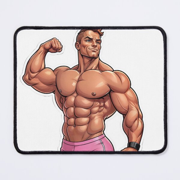 Item preview, New Series: Bodybuilder Sticker #96 designed and sold by ForeverPrintsOK.