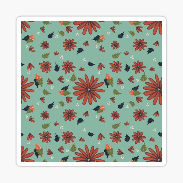 Item preview, Holly Jolly Blooms designed and sold by Danigeheb.