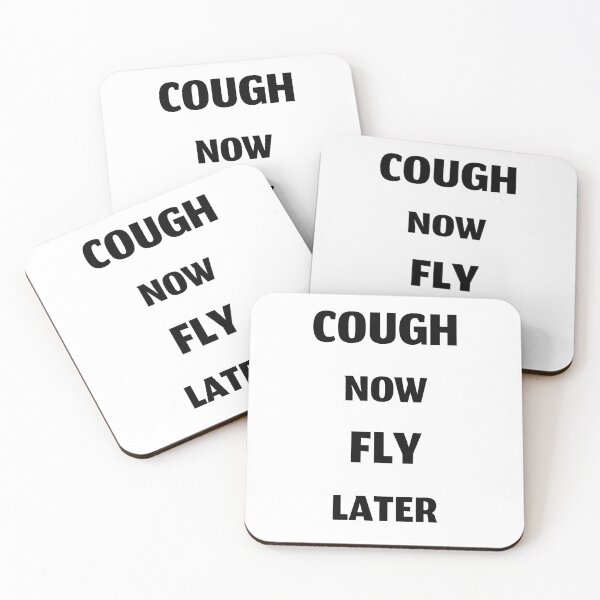 Item preview, Cough now fly later, funny cough syrup designed and sold by Merchattack.