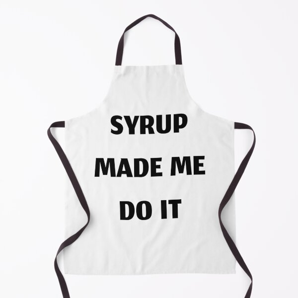 Item preview, Syrup made me do it, funny cough syrup designed and sold by Merchattack.