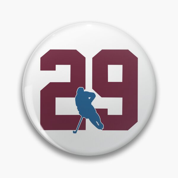Item preview, Nathan MacKinnon 29 Colorado Hockey Icon designed and sold by Bored Imagination .