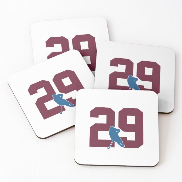 Item preview, Nathan MacKinnon 29 Colorado Hockey Icon designed and sold by Bored Imagination .