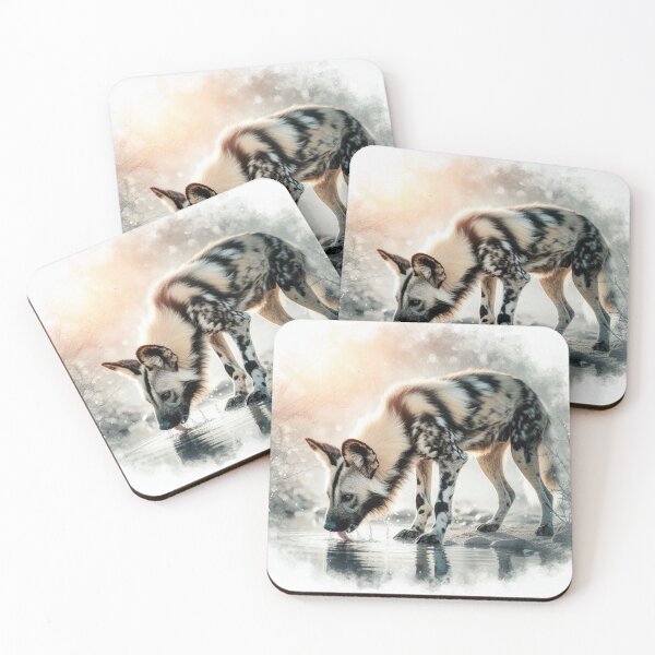 Item preview, African Wilddog designed and sold by Animalistic-Art.