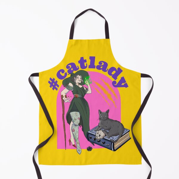 Item preview, #CatLady – Witchy, Fierce, and Proud Cat Lover Art designed and sold by GraficiarniaAK.