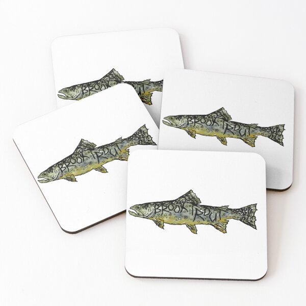 Item preview, Brook Trout Illustration designed and sold by Vie-Designs.