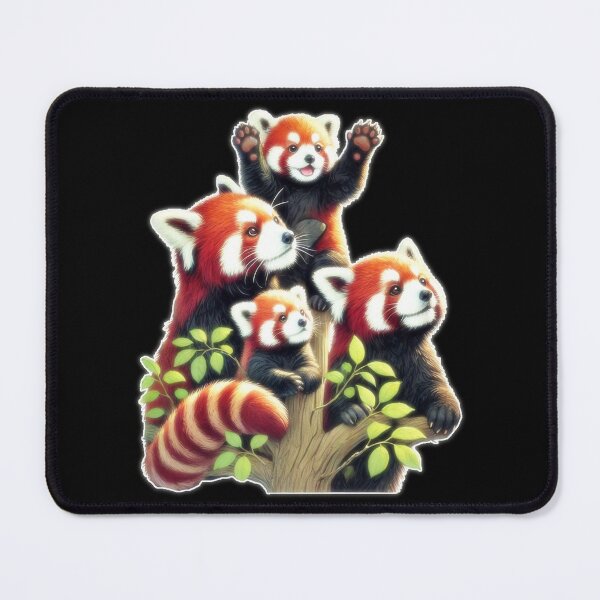 Item preview, Red Panda Family designed and sold by Tenpaces.