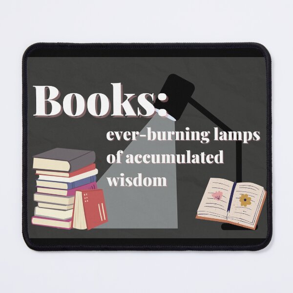 Item preview, Books: ever-burning lamps of accumulated wisdom designed and sold by justNickoli.