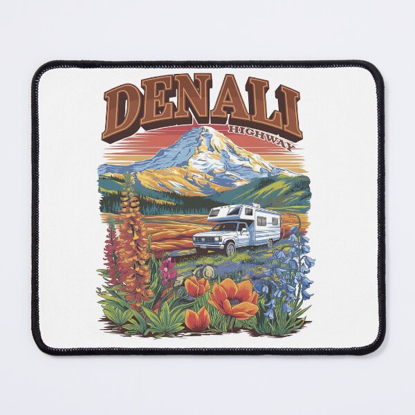 Aperçu de l'œuvre Parc national de Denali - Montagne Denali - Mont Denali - Autoroute Denali - J'aime Denali - Faune et flore de Denali créée et vendue par JansenGS.