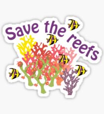 Save the Reefs Sticker