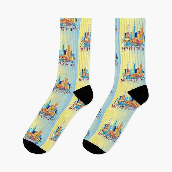 Item preview, Illustration Vibrant Cityscapes City Life Modern Urban Art designed and sold by ART ATTACK ZONE.