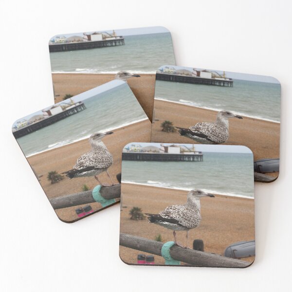 Item preview, Seagull near the Palace Pier, Brighton designed and sold by pinkal.
