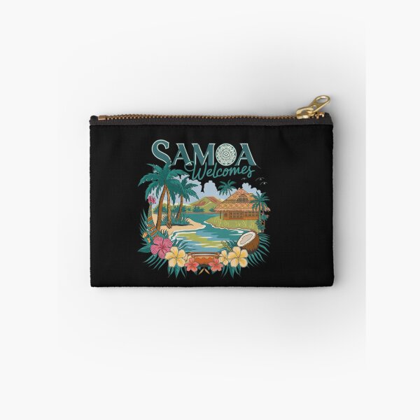 Item preview, Samoa Welcomes Flag Map Apia, Upolu, Savai'i, Togitogiga designed and sold by AnimalsDH305.