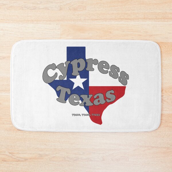 Item preview, Cypress, Texas Map with Flag & Zip Codes designed and sold by Patro Travels.