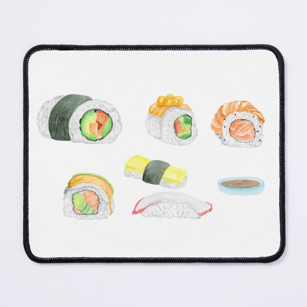Item preview, Watercolor Sushi Rolls designed and sold by daphsam.