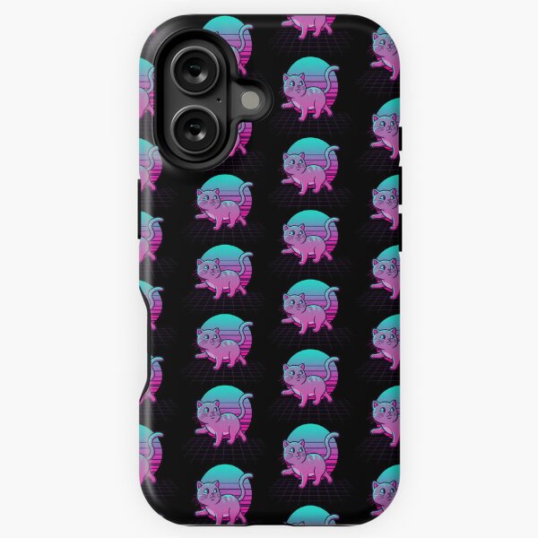 Item preview, Vaporwave Cat designed and sold by Tw1nsAIArt.