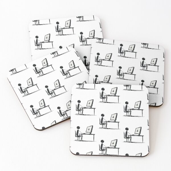 Item preview, Stick Figure - The Programmer designed and sold by SignumShop.