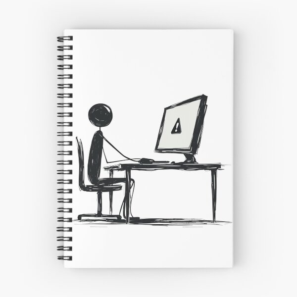 Item preview, Stick Figure - The Programmer designed and sold by SignumShop.