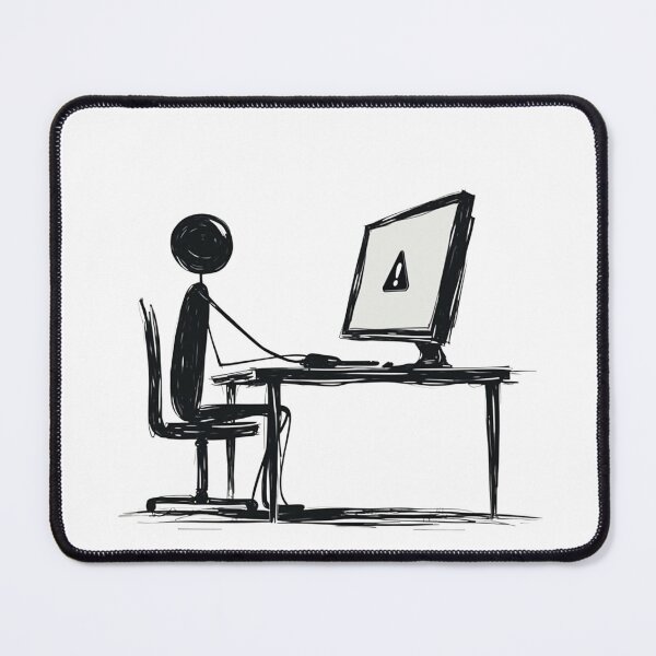 Item preview, Stick Figure - The Programmer designed and sold by SignumShop.
