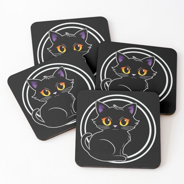 Item preview, Black Capital Letter O Monogram with Black Cat | Alphabet Letters | Cat Illustration designed and sold by UnhingedBird.