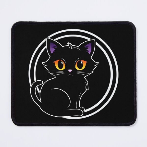 Item preview, Black Capital Letter O Monogram with Black Cat | Alphabet Letters | Cat Illustration designed and sold by UnhingedBird.