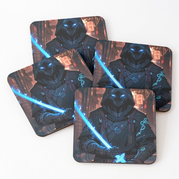 Item preview, Neon Cyberpunk Samurai designed and sold by TondoMeander.