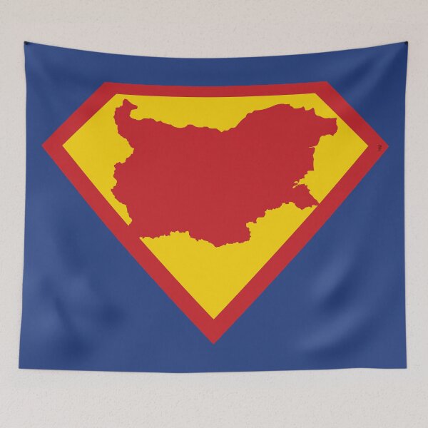 Item preview, SUPER BULGARIA SHIELD - Freedom Is The Superpower -  SUPERHERO design designed and sold by pelagio.