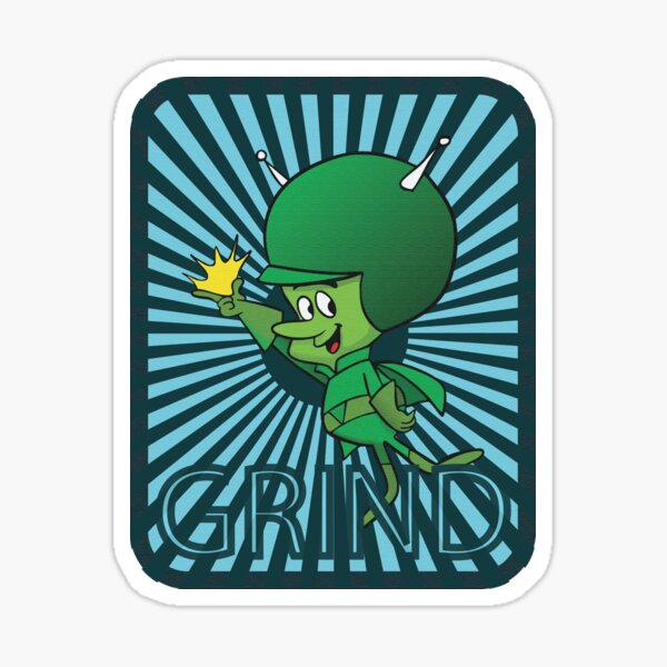 Item preview, GRIND Gazoo Cartoon Alien designed and sold by neveersay.