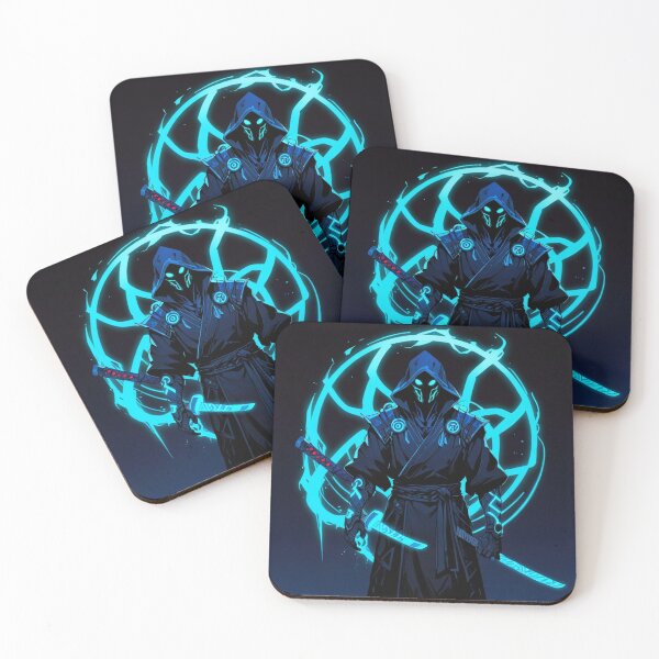 Item preview, Neon Rune Samurai designed and sold by TondoMeander.