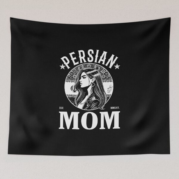 Item preview, Persian Mom – A strong woman with Iranian roots designed and sold by RetroMaritalArt.