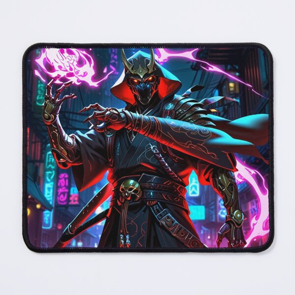 Item preview, Neon Tinged Aura Samurai designed and sold by TondoMeander.