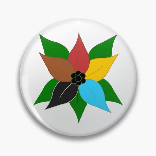 Item preview, Poinsettia Pride Flag Polygender designed and sold by HarveyHandcraftsandDesigns.