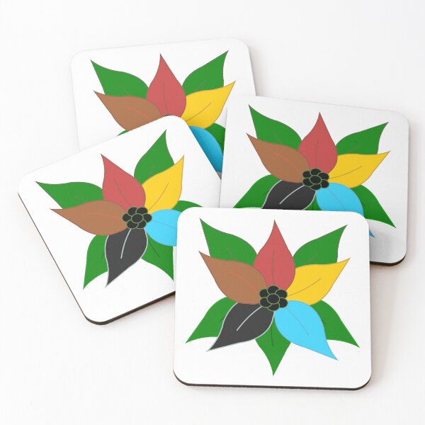Item preview, Poinsettia Pride Flag Polygender designed and sold by HarveyHandcraftsandDesigns.